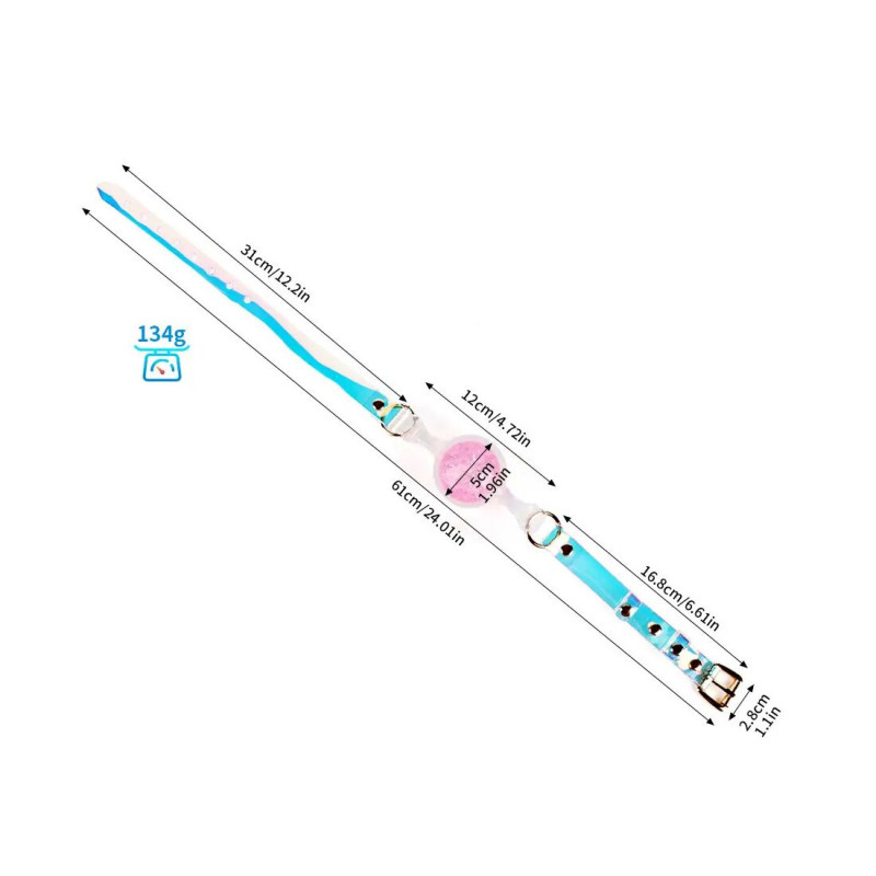 Кляп Liebe Seele Crystal Ball Gag (Large Ball)