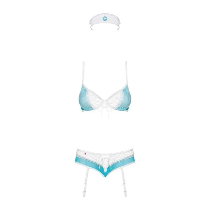 Еротичний костюм медсестри Obsessive 834-CST-6