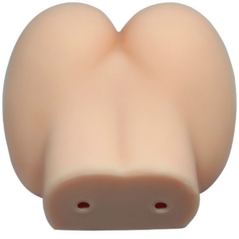 Реалистичный мастурбатор полуторс два входа с вибрацией Crazy Bull Busty Butt