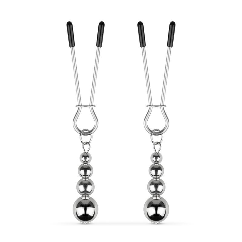 Затискачі для сосків Bedroom Fantasies: Nipple Clamps with Beaded Chain