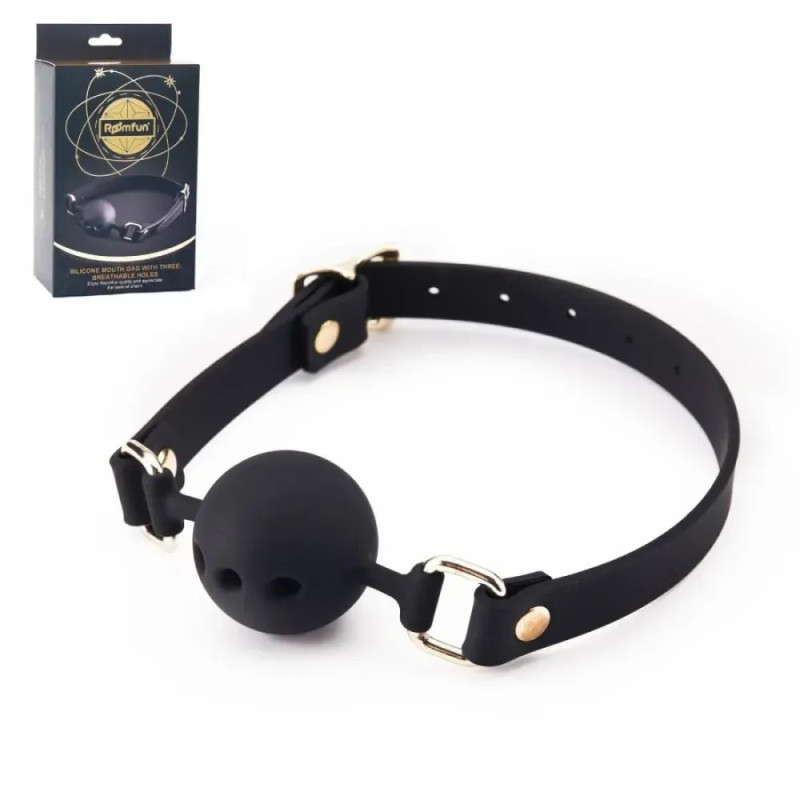 Силиконовый кляп-шарик Roоmfun Mouth Ball Gag