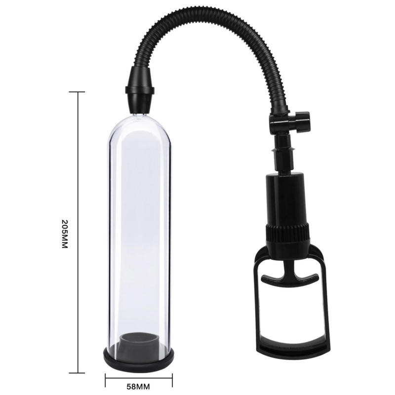 Вакуумная помпа для мужчин - Powerpump Max 0.2 Black&Clear