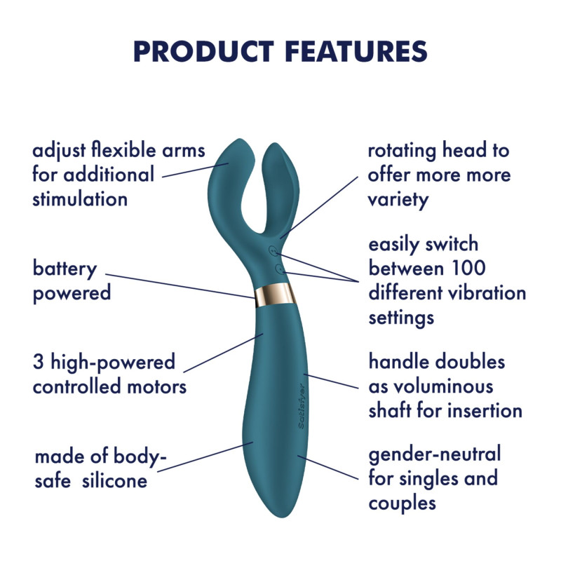 Вібратор для пар Satisfyer Endless Fun Battery Series Вібратор для пар Satisfyer Endless Fun Battery Series