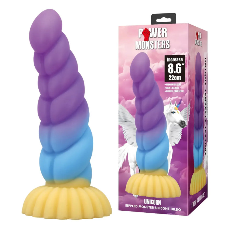 Фалоімітатор силіконовий Power Monsters Unicorn