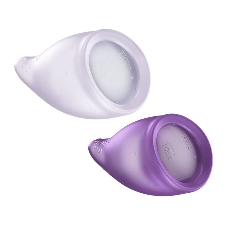 Набір менструальних чаш Fun Factory FUN CUP EXPLORE KIT, 2 шт, Multicolored Violet, 20 та 30мл