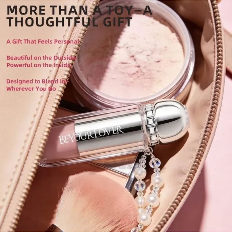 Вакуумний стимулятор BeYourLover Powder Mist у формі губної помади Вакуумний стимулятор BeYourLover Powder Mist у формі губної помади