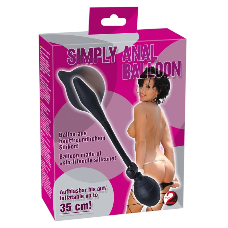 Надувна анальна пробка Simply Anal Balloon (30 × 2,4 см)