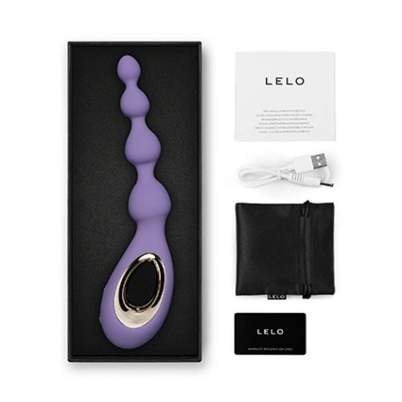 Анальное ожерелье с вибрацией LELO Soraya Beads Black