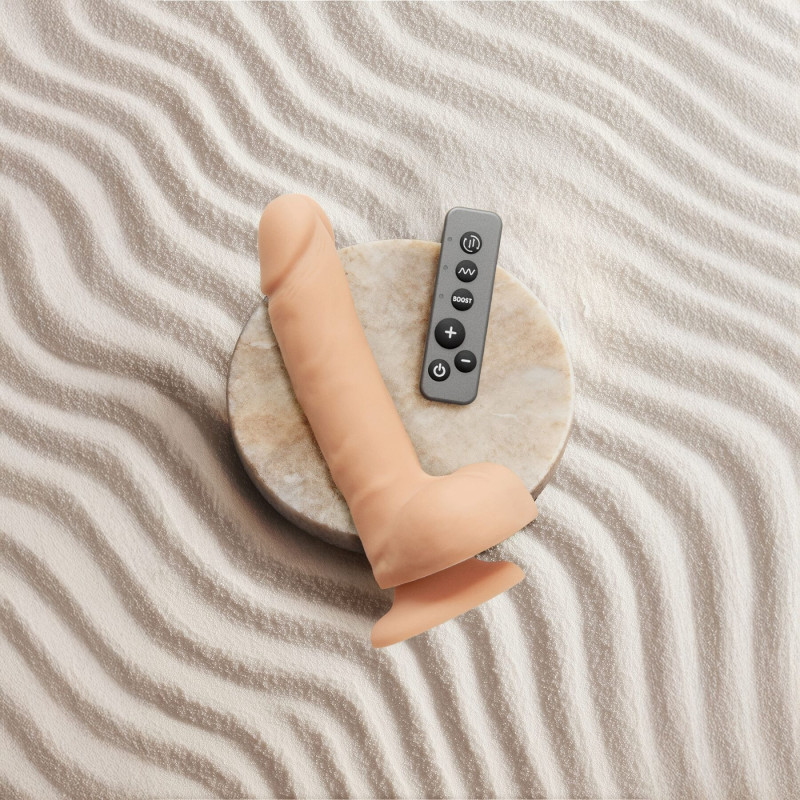 Фалоімітатор з вібрацією і ротацією Strap-On-Me Rotating & Vibrating Realistic Dildo