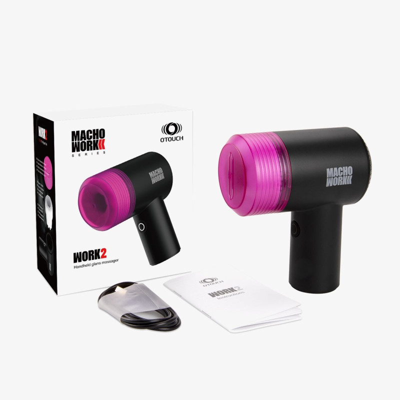 Мастурбатор для головки члена Otouch MACHO WORK 2, пульсація та посмоктування