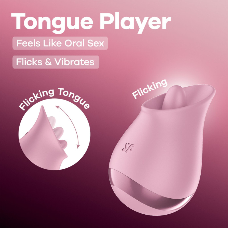 Вибростимулятор для клитора Satisfyer Tongue Player с язычком Вибростимулятор для клитора Satisfyer Tongue Player с язычком