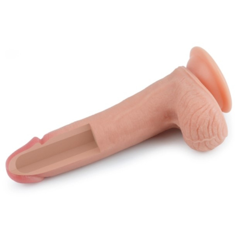 Фалоімітатор - Dual-Layered Silicone Cock 8 Фалоімітатор - Dual-Layered Silicone Cock 8