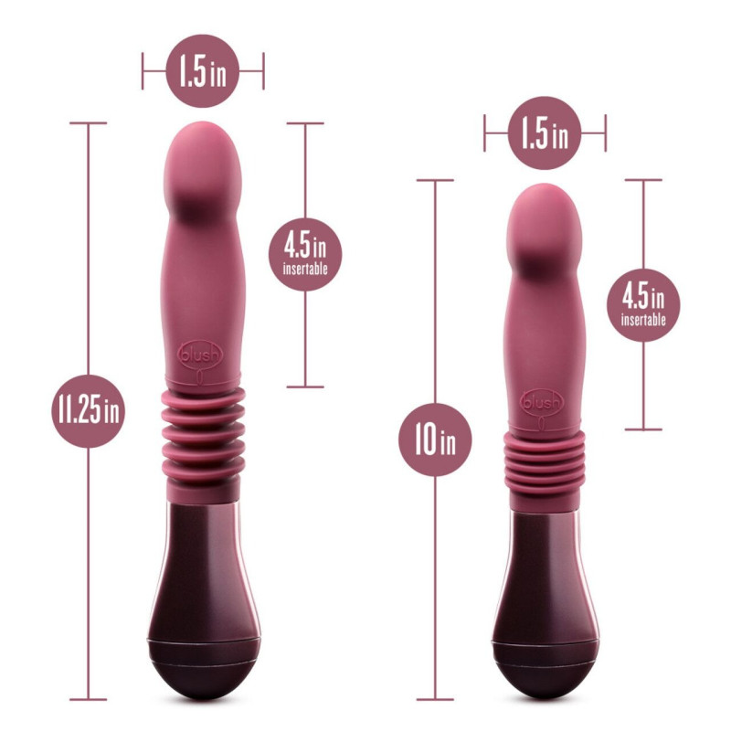 Пульсатор для точки G Blush Temptasia – Trixie Thrusting Dildo