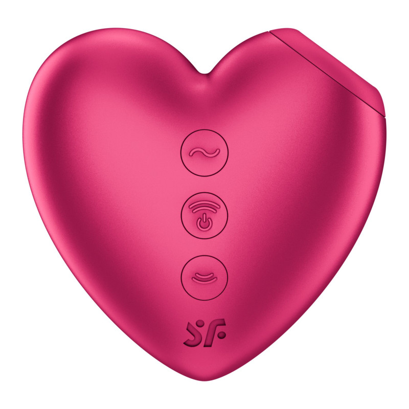 Вакуумний стимулятор-серце з вібрацією Satisfyer Cutie Heart Battery Series Вакуумний стимулятор-серце з вібрацією Satisfyer Cutie Heart Battery Series