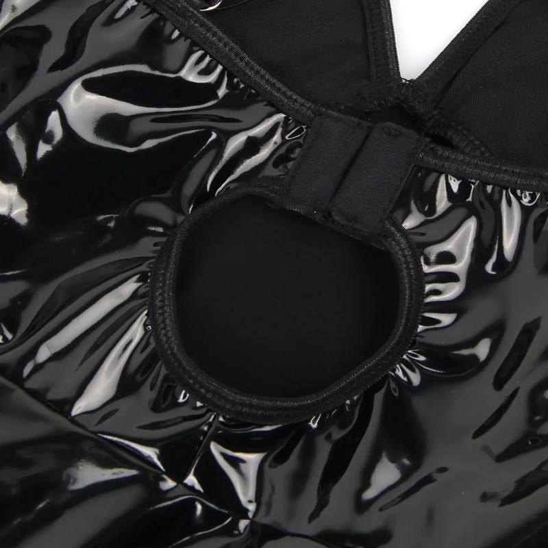 Глянцевое платье с чокером Star Night Wet Look Глянцевое платье с чокером Star Night Wet Look