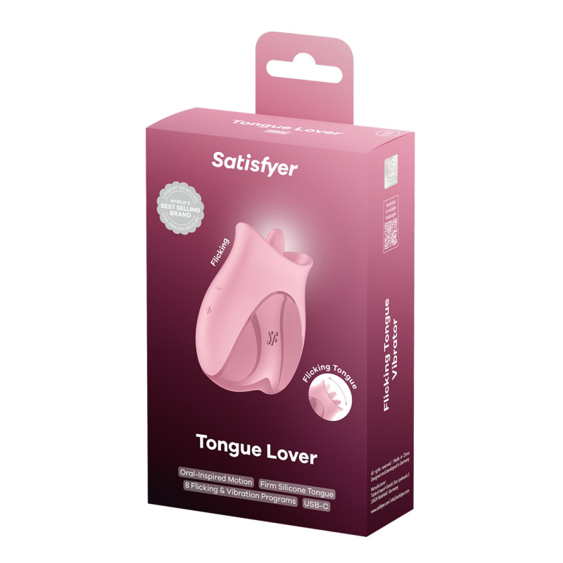 Вибростимулятор для клитора Satisfyer Tongue Lover с язычком Вибростимулятор для клитора Satisfyer Tongue Lover с язычком