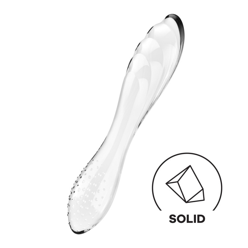 Двосторонній скляний дилдо Satisfyer Dazzling Crystal 1