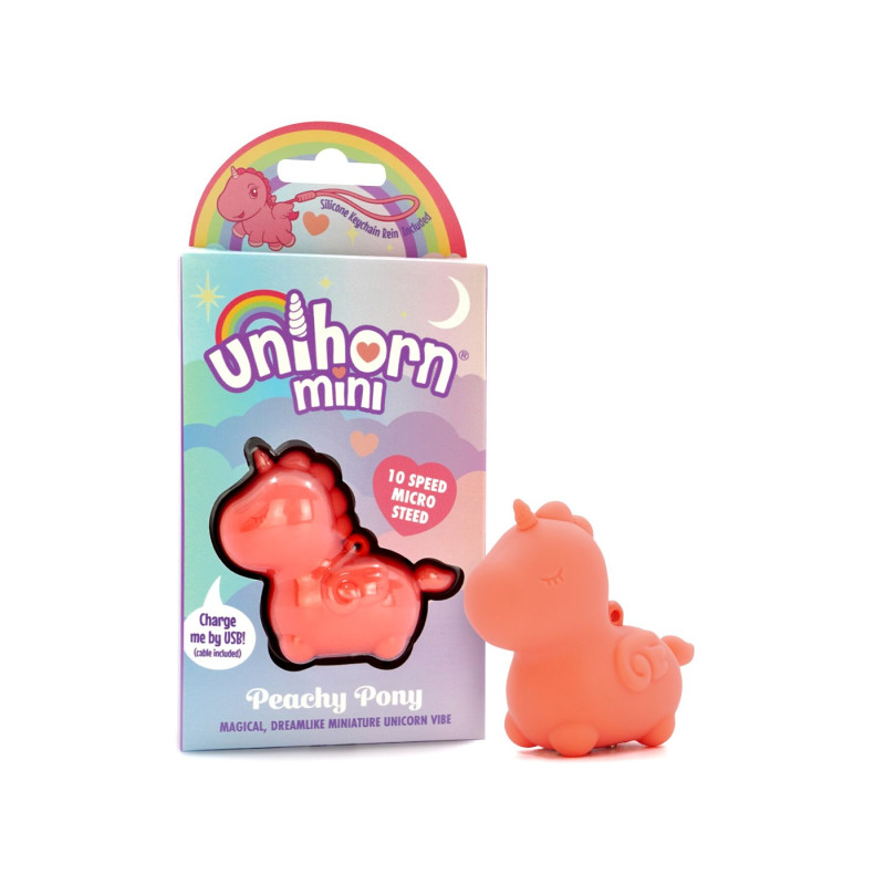 Вібратор брелок єдиноріжка Unihorn Mini - Peachy Pony