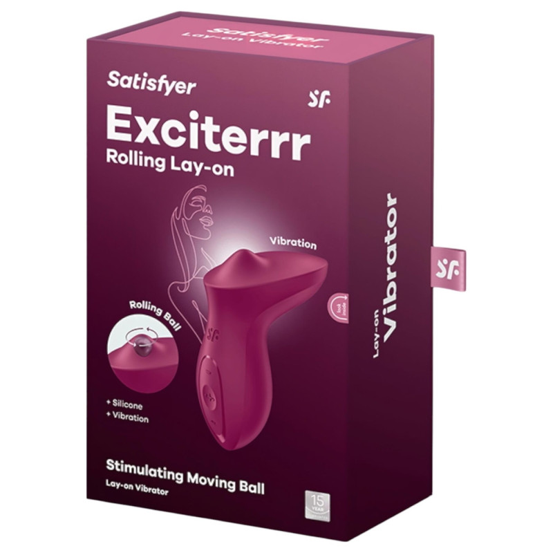 Кліторальний вібратор із перлинною стимуляцією Satisfyer Exciterrr