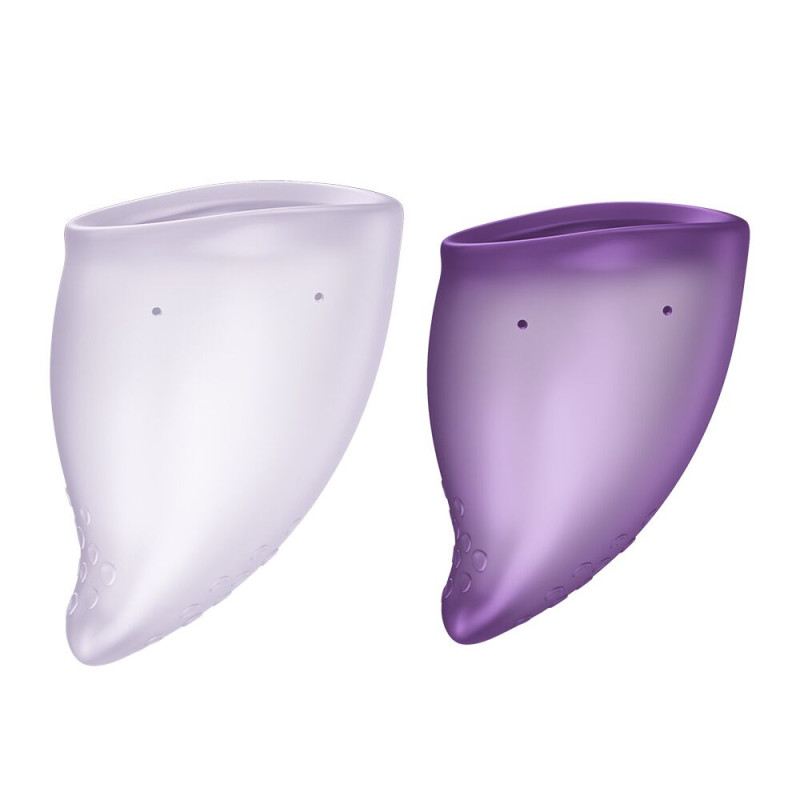 Набір менструальних чаш Fun Factory FUN CUP EXPLORE KIT, 2 шт, Multicolored Violet, 20 та 30мл