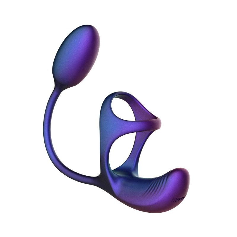 Ерекційне кільце з віброяйцем Hueman Halo Orbit, масаж яєчок, пульт ДК Ерекційне кільце з віброяйцем Hueman Halo Orbit, масаж яєчок, пульт ДК