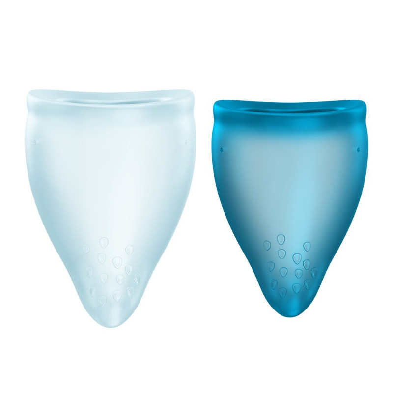 Набір менструальних чаш Fun Factory FUN CUP EXPLORE KIT, 2 шт, Multicolored Turquoise,20 та 30мл