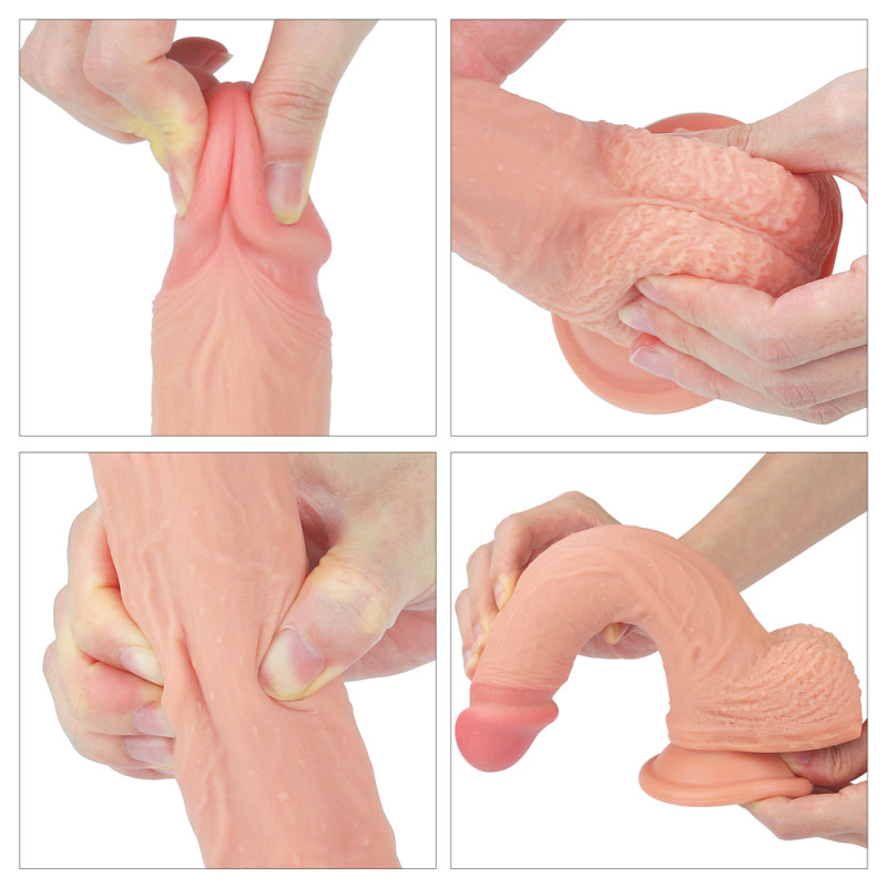 Фалоімітатор - Dual-Layered Silicone Cock 8.5 Фалоімітатор - Dual-Layered Silicone Cock 8.5