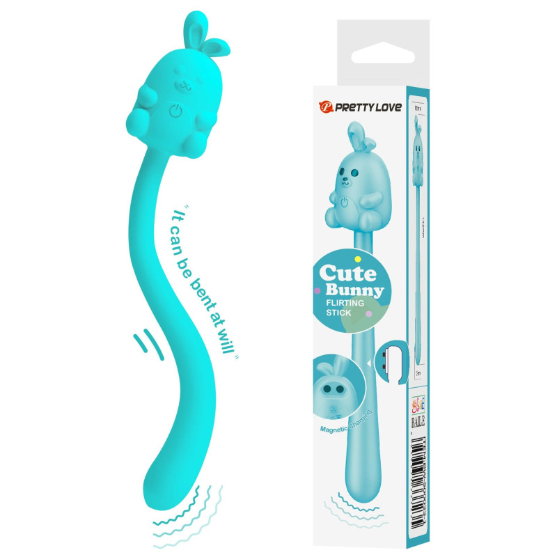 Вібратор - Pretty Love Cute Bunny Turquoise Вібратор - Pretty Love Cute Bunny Turquoise