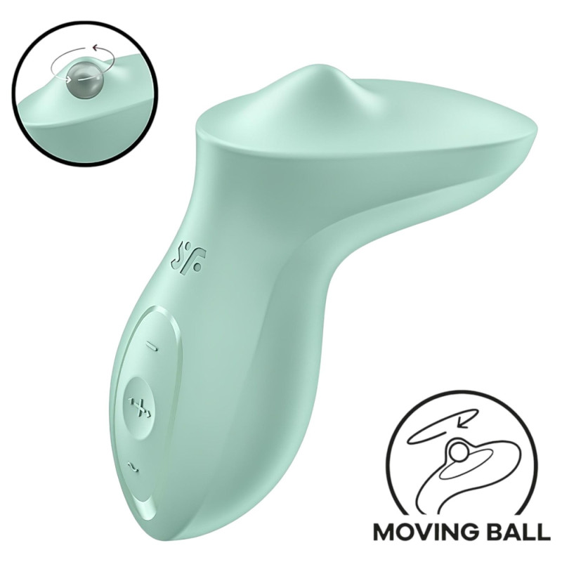 Кліторальний вібратор із перлинною стимуляцією Satisfyer Exciterrr