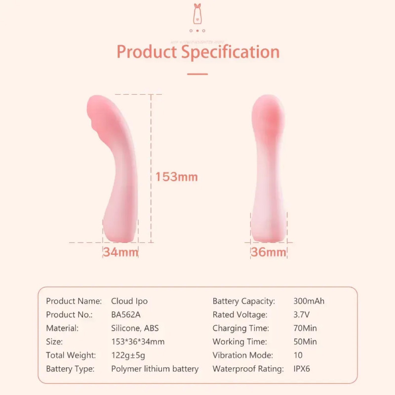 Вібратор для точки G BeYourLover Cloud IPO