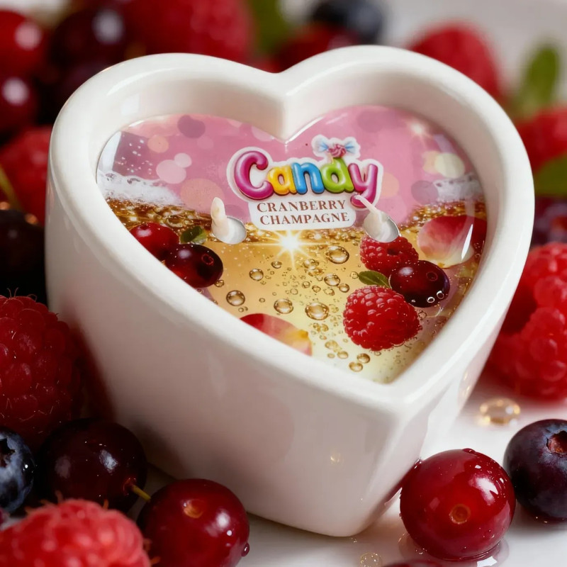 Массажная свеча Candy в форме сердца