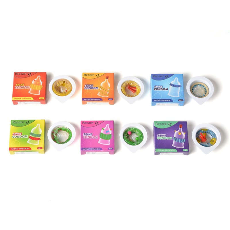 Насадка на член Recare Spike Condom Purple