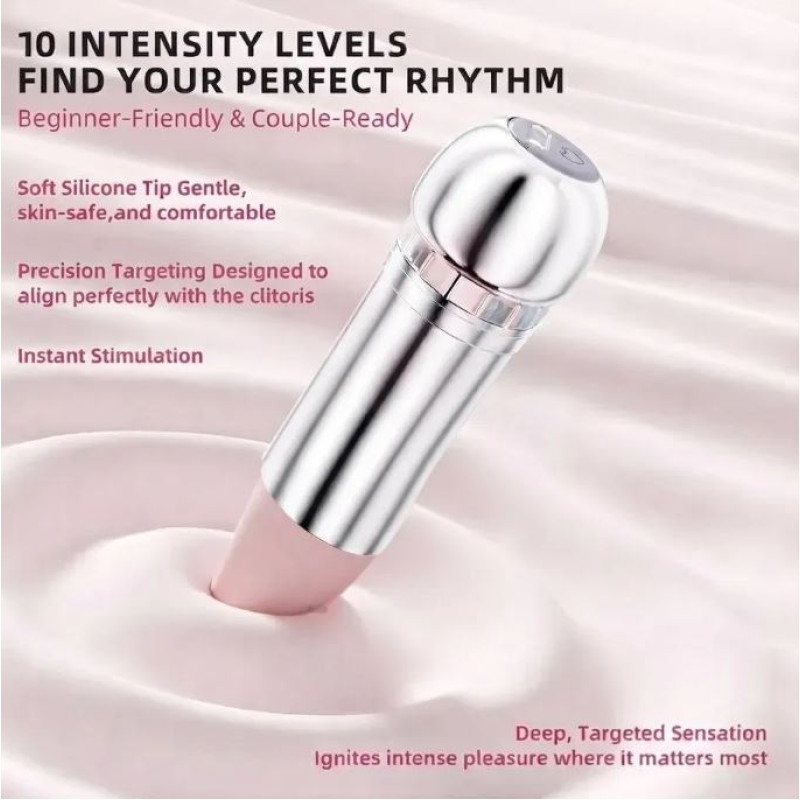 Вакуумний стимулятор BeYourLover Powder Mist у формі губної помади Вакуумний стимулятор BeYourLover Powder Mist у формі губної помади