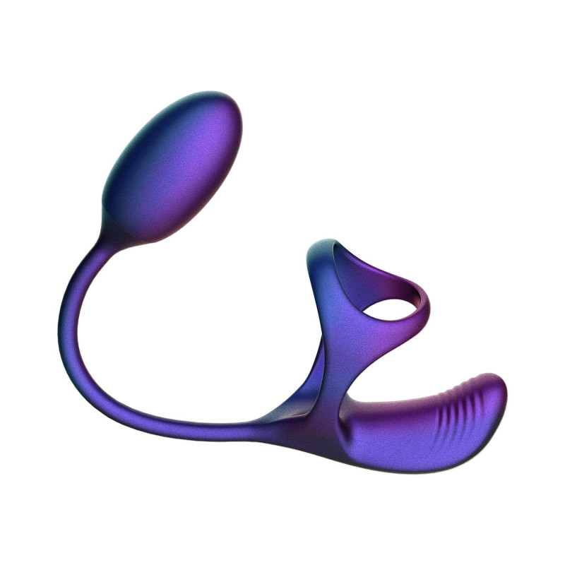 Ерекційне кільце з віброяйцем Hueman Halo Orbit, масаж яєчок, пульт ДК Ерекційне кільце з віброяйцем Hueman Halo Orbit, масаж яєчок, пульт ДК