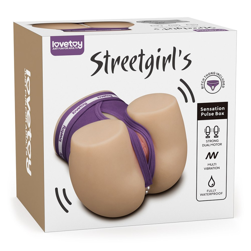 Реалистичный мастурбатор полуторс два входа Streetgirl's 01