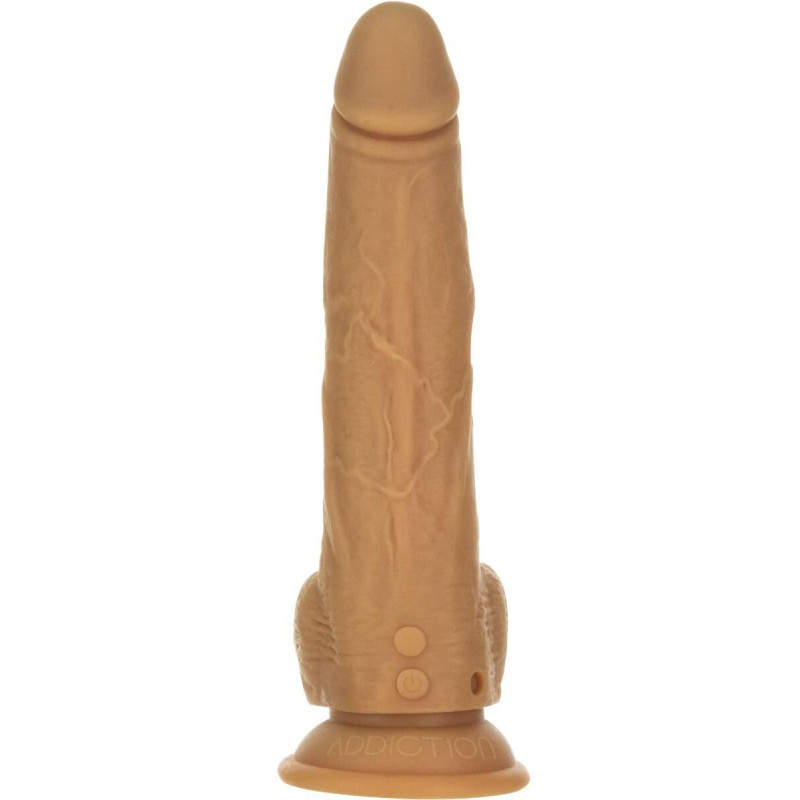 Фаллоимитатор с пульсацией Naked ADDICTION Dominic 9″