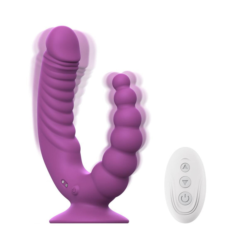 Подвійний вібратор Teazers Double Vibrator з пультом керування Подвійний вібратор Teazers Double Vibrator з пультом керування