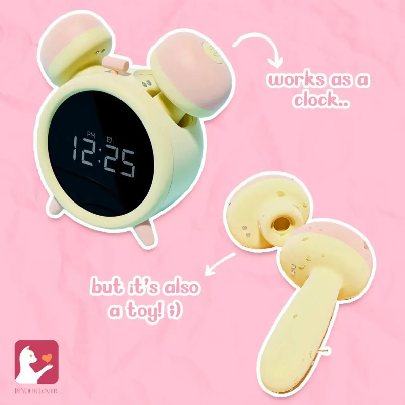 Набор 3в1 вибратор-будильник BeYourLover Adult Clock Alarm