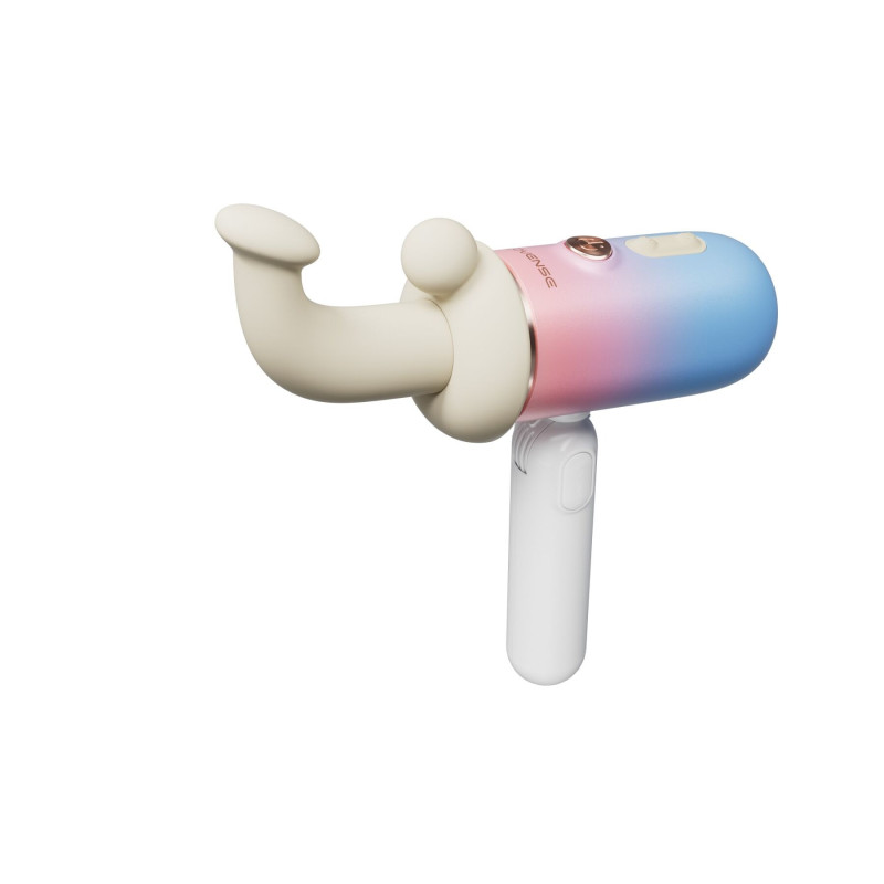 Смарт-міні секс-машина Lovense Spinel імітація фрикцій, підігрів, 3 насадки, на присосці