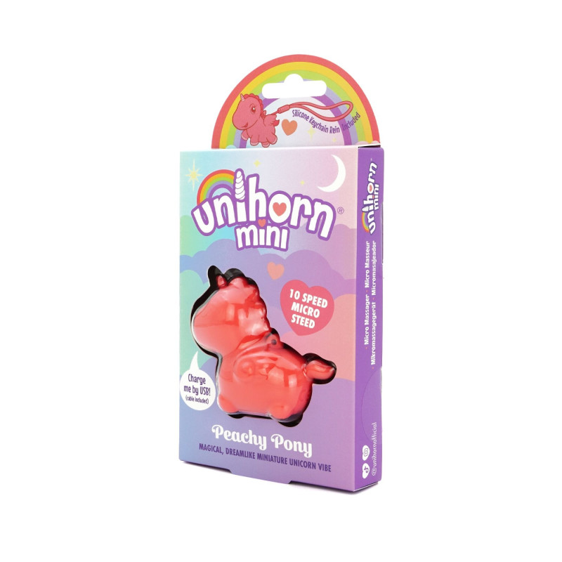 Вібратор брелок єдиноріжка Unihorn Mini - Peachy Pony