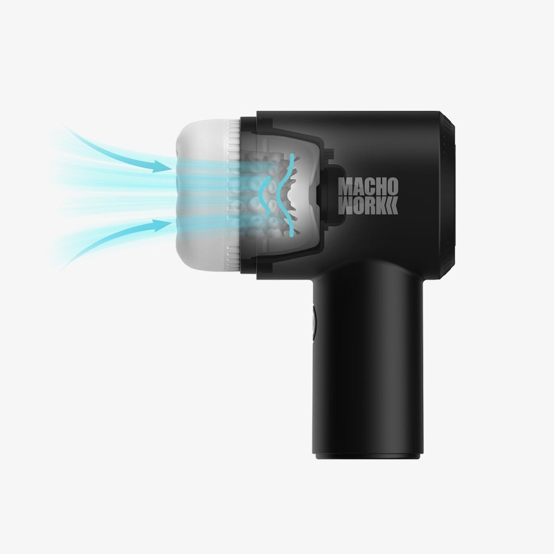 Мастурбатор для головки члена Otouch MACHO WORK 2, пульсація та посмоктування