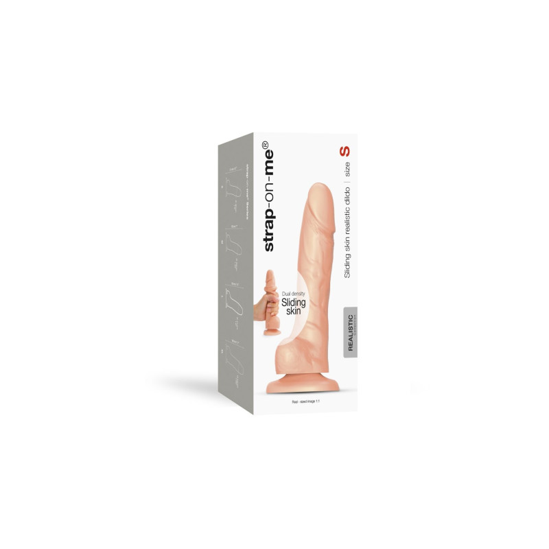 Реалістичний фалоімітатор Strap-On-Me Sliding Skin Realistic Dildo S