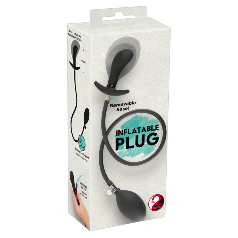 Надувна анальна пробка You2Toys Inflatable Plug (8 × 3–8 см) Надувна анальна пробка You2Toys Inflatable Plug (8 × 3–8 см)
