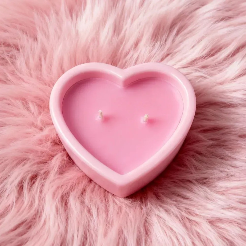 Массажная свеча Candy в форме сердца