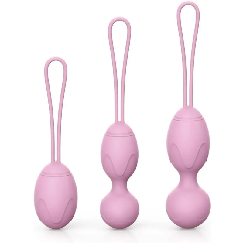 Набір вагінальних кульок BeYourLover, силіконові, фіолетові, 3 шт