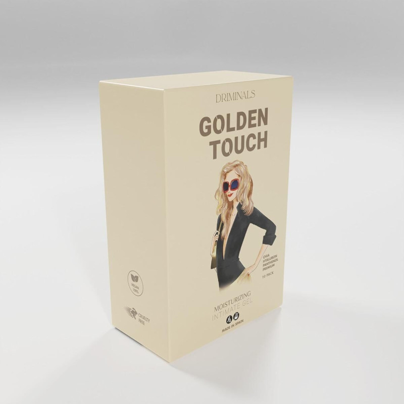 Набір пробників екстразволожувального гель-лубриканту Driminals Golden Touch