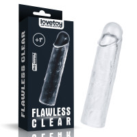 Прозора насадка на член Flawless Clear Penis Sleeve Add 1 Прозора насадка на член Flawless Clear Penis Sleeve Add 1