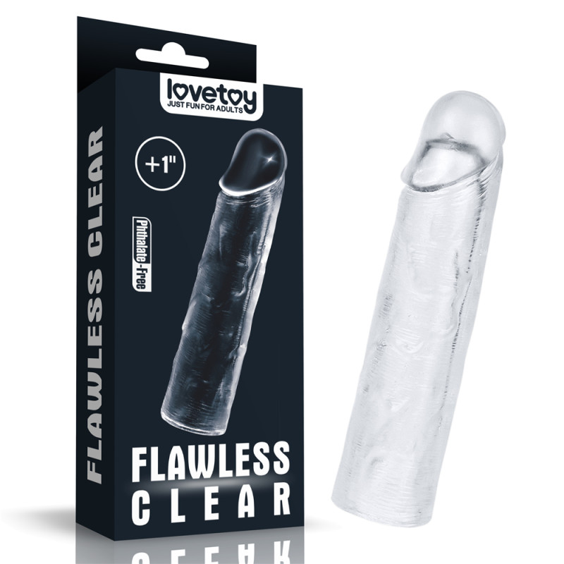 Прозора насадка на член  Flawless Clear Penis Sleeve Add 1