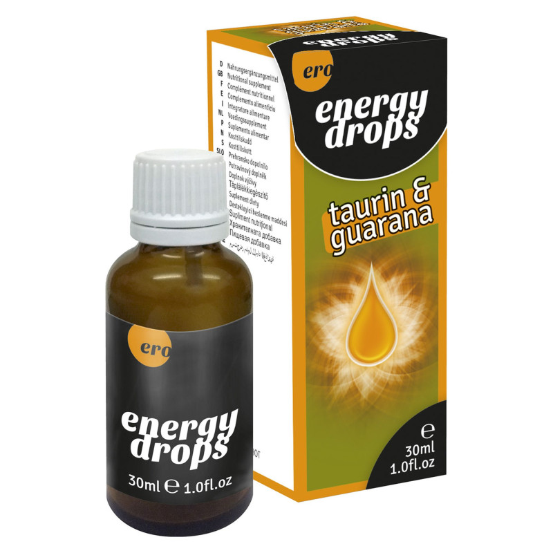 Універсальні збуджуючі краплі Ero Energy Drops Taurin & Guarana Універсальні збуджуючі краплі Ero Energy Drops Taurin & Guarana