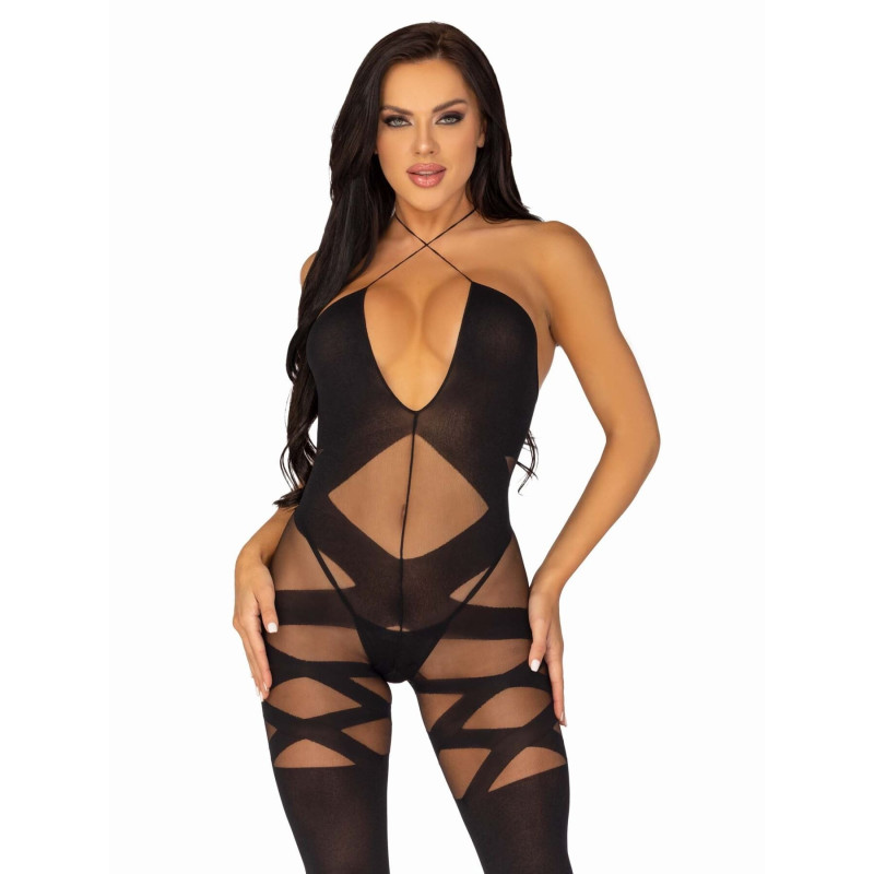 Комбинезон Leg Avenue Illusion halter bodystocking